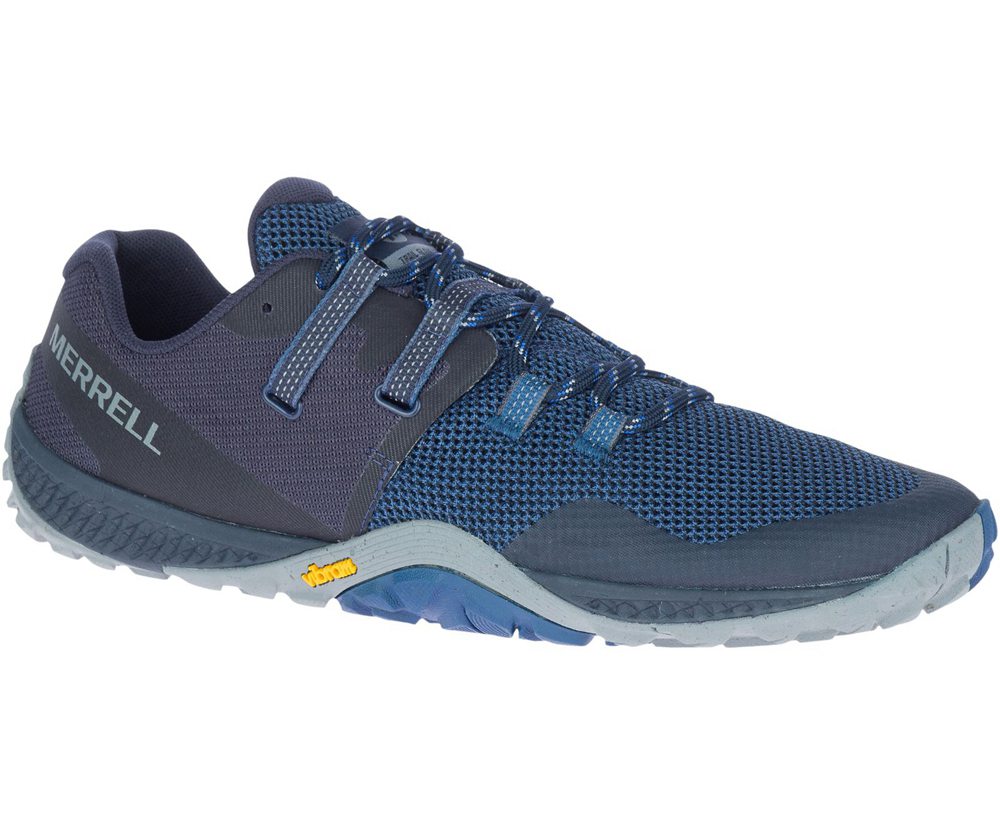 Merrell Sneakers Herre - Trail Glove 6 - Mørkeblå - UIT926048